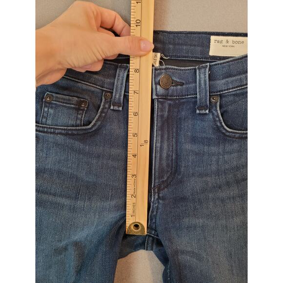 Rag & Bone Alembic Indigo Skinny Jeans Women’s 26 Raw Hem Ankle Slim Fit EUC - Picture 8 of 16